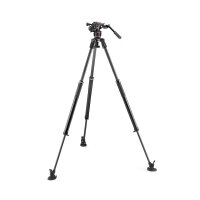Manfrotto | Nitrotech 608 Serie mit 635 Schnellverschluss-Stativ aus Carbon | MVK608SNGFC