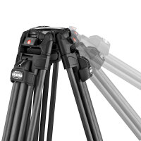 Manfrotto | Nitrotech 612 Fluid-Kopf und Fast Twin Carbon Stativ 645 | MVK612TWINFC