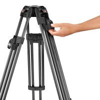 Manfrotto | Nitrotech 612 Fluid-Kopf und Fast Twin Carbon Stativ 645 | MVK612TWINFC