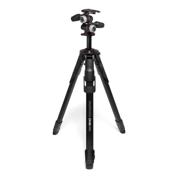 Manfrotto | One MKONEPA-3W Photo Alu Stativ mit XPRO 3-Wege-Neiger | MKONEPA-3W