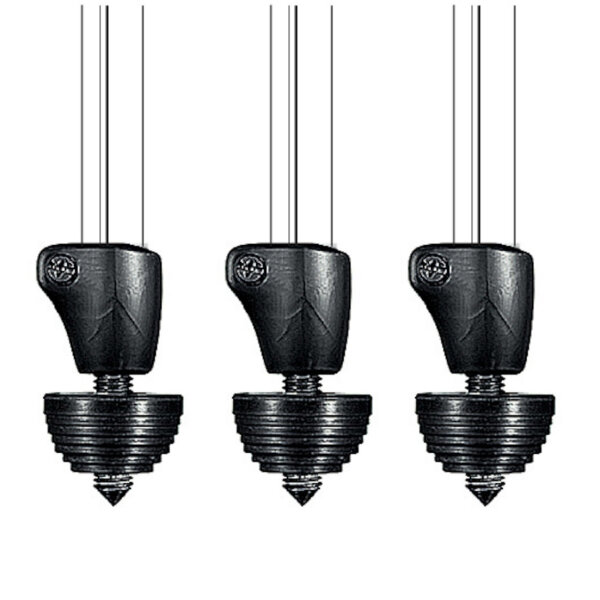 Manfrotto | Spike-/Gummifuß D20,4 3er-Set | 204SPK3