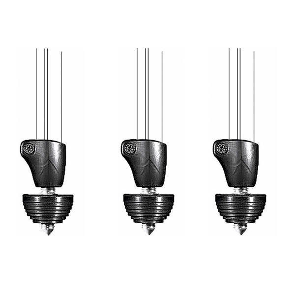 Manfrotto | Korrosionsbeständiger Spike-/ Gummifuß, 3er Set | 15SPK3