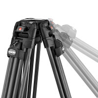 Manfrotto | 645C Fast+526, TWIN-Carbonstativ mit Videokopf | MVK526TWINFC