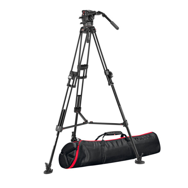 Manfrotto | 645Alu Fast+526 Pro TWIN-Alustativ mit Videokopf | MVK526TWINFA