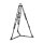 Manfrotto | TwinGA Aluminium-Videostativ, Doppelrohrstativ mit Bodenspinne | MVTTWINGA