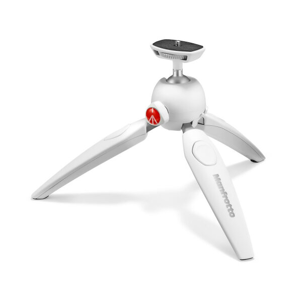 Manfrotto | PIXI EVO Mini-Stativ weiß, 2 Segmente | MTPIXIEVO-WH
