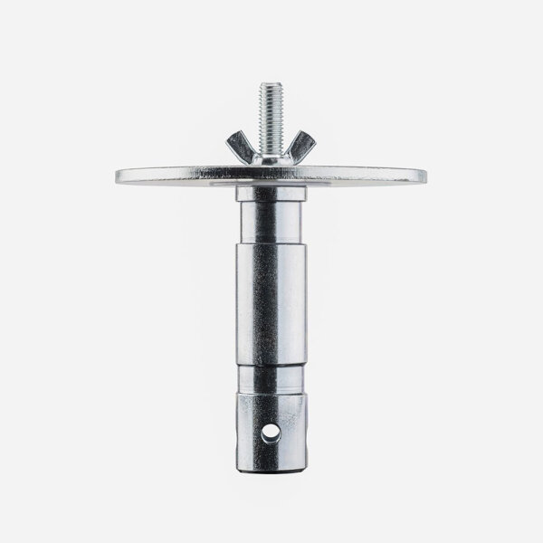 Manfrotto | 163-10 Zapfen 28mm mit Teller + M10 Gewinde | 163-10