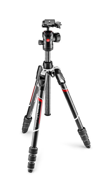 Manfrotto | Befree Advanced Carbon Reisestativ Kit Twist | MKBFRTC4-BH