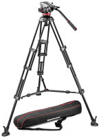 Manfrotto | 546 Doppelrohr Alu-Videostativ mit 502...