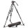 Manfrotto | Aluminium Stativsystem mit Fluid-Video-Neiger und Bodenspinne | MVH502A,546GB-1
