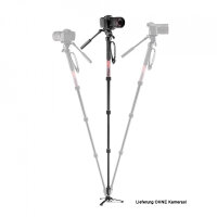 Manfrotto | Element MIIA4 LIVE Aluminium Video-Einbeinstativ Kit mit Fluidkopf | MVMELMIIA4LIVE
