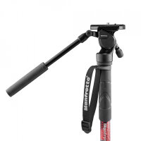 Manfrotto | Element MIIA4 LIVE Aluminium Video-Einbeinstativ Kit mit Fluidkopf | MVMELMIIA4LIVE