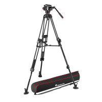 Manfrotto | Fluid Videokopf 504X m. Stativ 645 Fast Twin...