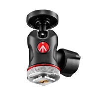 Manfrotto | 492 Kugelkopf mit Blitzschuh für Kameras bis 4 kg | MH492LCD-BH