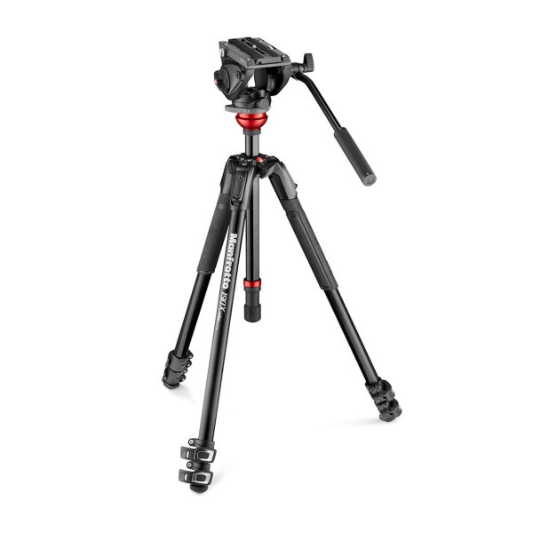 Manfrotto | 190X Video Alu Stativ mit 500 Fluid Videokopf | MVK500190XV