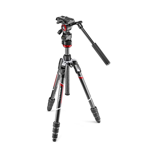 Manfrotto | Befree Live Kit Twist Carbon mit Fluid-Videokopf | MVKBFRTC-LIVE