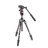 Manfrotto | Befree Live Kit Twist Carbon mit Fluid-Videokopf | MVKBFRTC-LIVE