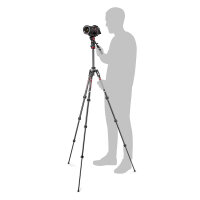 Manfrotto | Befree Live Kit Twist Carbon mit Fluid-Videokopf | MVKBFRTC-LIVE