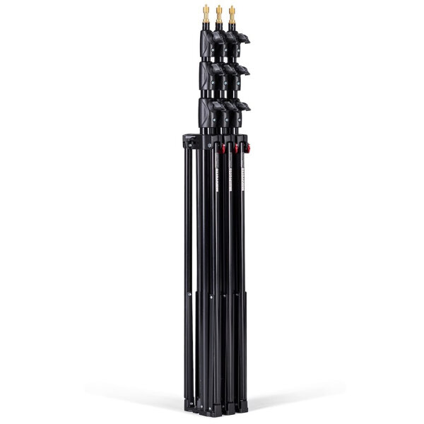 Manfrotto | Master 3er Set Alu Leuchten- stativ mit Luftfederung | 1004BAC-3