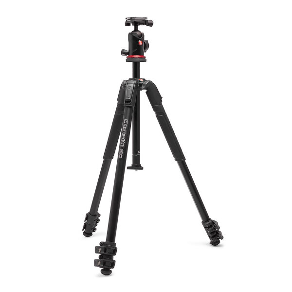Manfrotto | 190X Alu ARCA Kit, Stativ mit Kugelkopf, 3 Segmente | MK190X3-Q6T