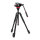 Manfrotto | 055 Alu Kit, Videostativ mit Fluid-Kopf, 3 Segmente | MVK502055XPRO3V