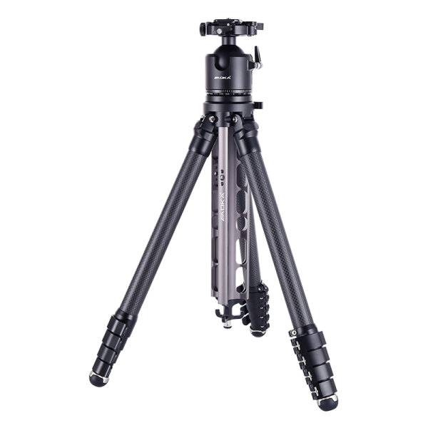 AOKA TS-255C Carbonstativ + DH-45 Kugelkopf, grau