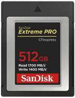 SanDisk Extreme PRO CFexpress Card 512GB Type B,...