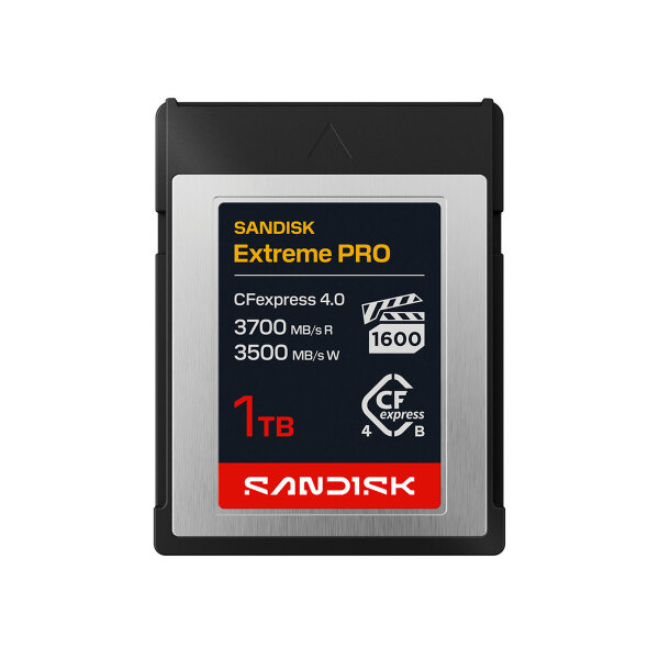 SanDisk Extreme PRO CFexpress Card 1 TB Type B, 4.0, 3700/3500 MB/s