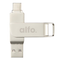 alfo. Dual USB Flash Drive 64 GB USB A/C