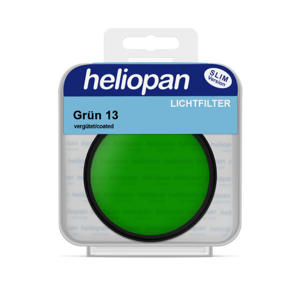 Heliopan S/W Filter 1063 | grün (13) Ø 49 x 0,75 mm | PMC vergütet