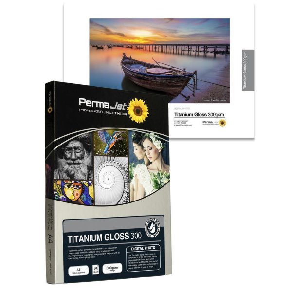 PermaJet Titanium Gloss Metallic 300, DIN A3, 25 Blatt
