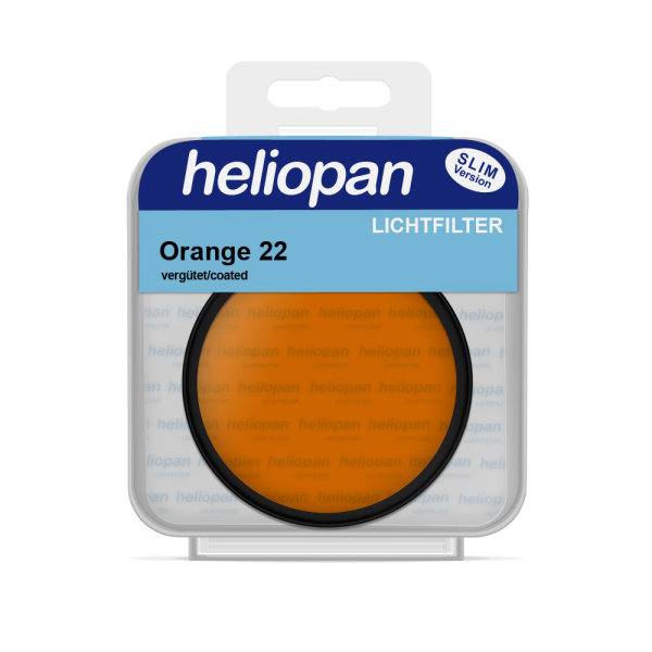 Heliopan B/W Filter 1022 orange (22) | Ø 62 x 0,75 mm | coated