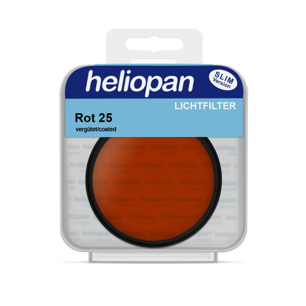 Heliopan B/W Filter 1025 | red bright (25) | Ø 62 x 0,75 mm | coated