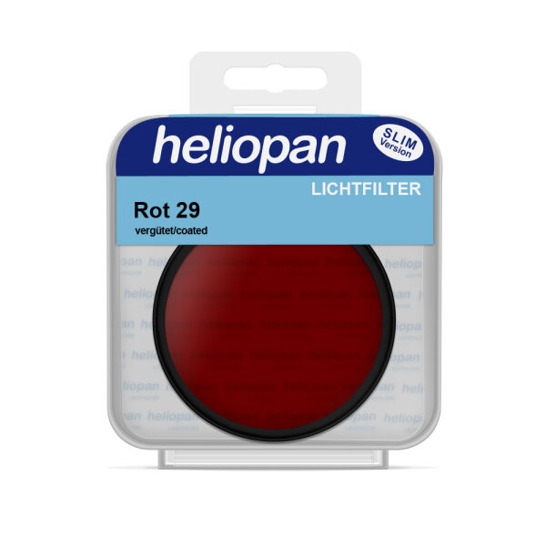 Heliopan S/W Filter 1029 rot dunkel(29) Ø 62 x 0,75 mm | vergütet