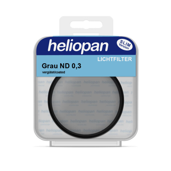 Heliopan Graufilter 2030 | hell ND 0,3 Ø Serie VII | vergütet | +1 Blende=2x