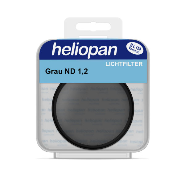 Heliopan gray filter 2012 | ND 1.2 Ø 67 x 0.75 mm | (+4 stops =16x)