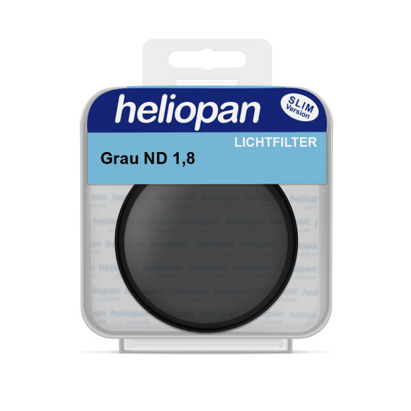 Heliopan Graufilter 2018 | ND 1,8 Ø 40,5 x 0,5 mm | (6 Blenden =64x)
