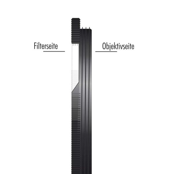 Heliopan Reduzierring (Messing) Filter 42x0,75 (T2) / Optik 46x0,75 mm