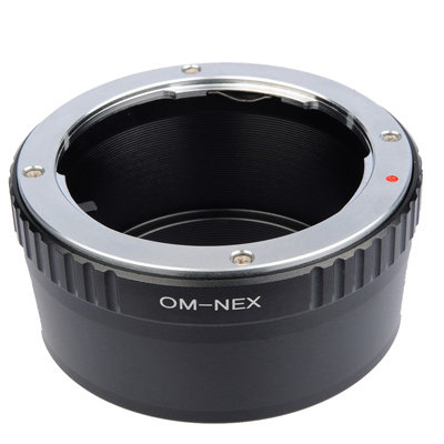 Lens adapter Olympus OM lens to Sony E camera bayonet