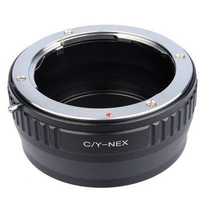 Objektivadapter Contax/Yashica Objektiv an Sony E Kamerabajonett