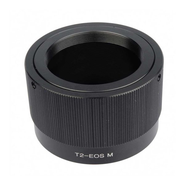 Adapter T 2 Objektive oder Zubehör an Kameraanschluss Canon EOS M